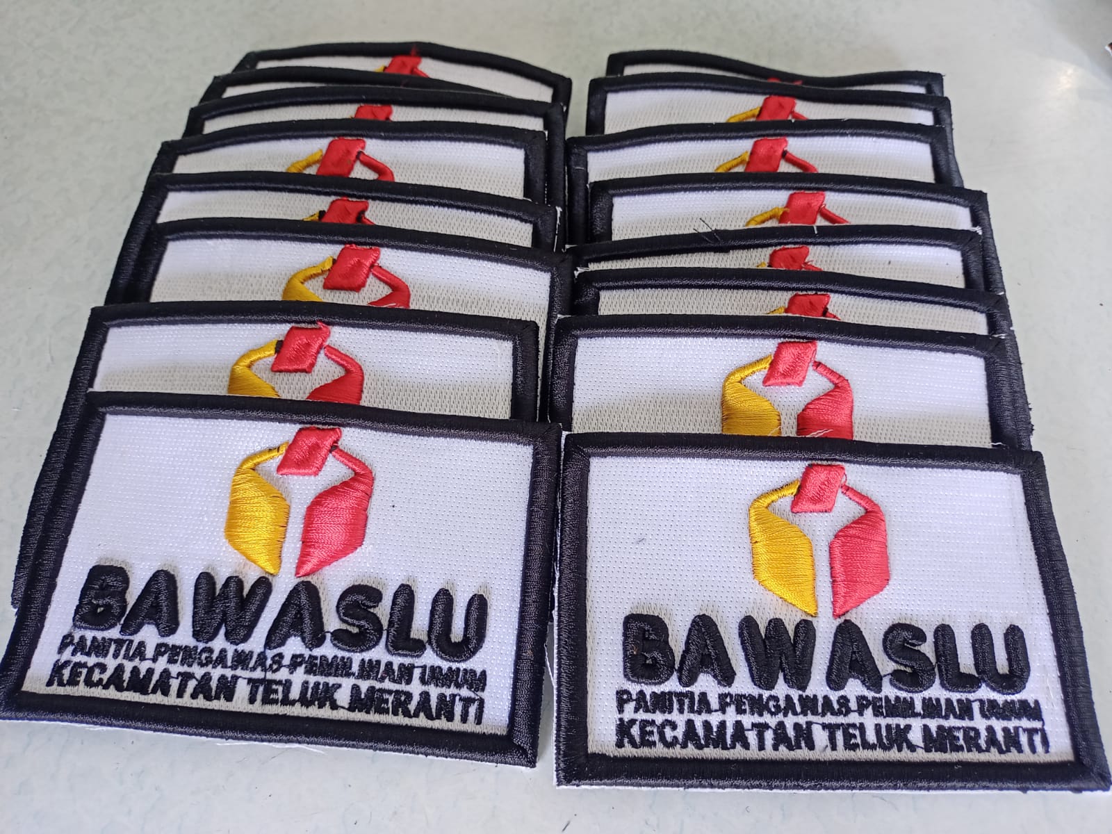 bordir logo bawaslu